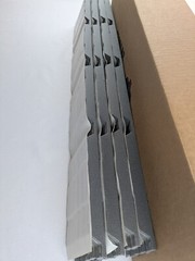 (20 pcs) 3/4″ 5 Rib Panel Foam Outside Outer Closure Strips 3′ w/ 9″ on Center