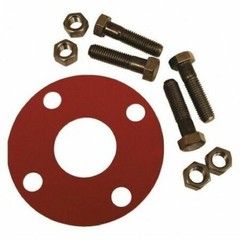 JONES STEPHENS G51106 Red Rubber Full Face Kit, 6″ (4-5)