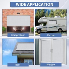 16 PCS Reflective Insulation Sheets – Waterproof & Easy Installation Kit