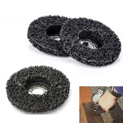 40PCS 4-1/2″ x7/8 Black Poly Strip Clean Disc Paint Stripping Rust Removal Wheel