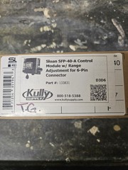 Sloan SFP-40A Control Module Range Adjustment for Electronic Faucet, 133831