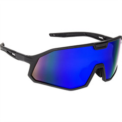 SAS.52031D S.A.S./Survivair VX12 Safety Eyewear – Black frame – Blue Mirror Len