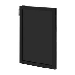Modern Entrance Partition Doors, Wood Partition Doors, Half-waist Doors Black