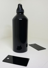 HIGH GLOSS MIRROR BLACK Powder Coating Paint 1LB USA Made