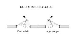 Adams Rite Style Deadlatch Storefront Door Set, Push Paddle, Right Hand