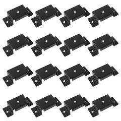 16Pcs Heavy Duty Steel Trailer Pocket Brackets for 2” x 4” Lumber, Flatbed …