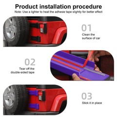CheroCar Door Hinge Cover &Tailgate Hinge Cover Exterior Accessories Decorati…