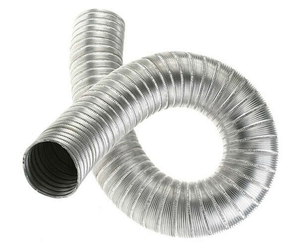 Flexible Hose 90mm/1m Aluminium Air Duct Pipe Inlet Pipe