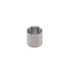 Round Female Thread Connector A2 Stainless Steel 304 Fittings BSP Straight Pipe