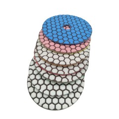 7PC 50/100/200/400/800/1500/3000# 4″ Dry Diamond Polishing Pad Sharpness A6W3