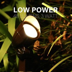 Malibu Equinox Floodlight 3W LED Low Voltage Landscape Light Brown, new, open