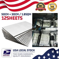 Fit For Workshop walls and ceilings Sound Deadening Heat Insulation Mat 19sqft