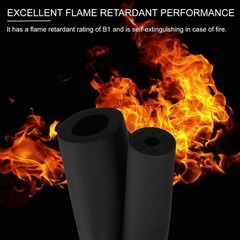 PATIKIL 2-3/8″(60mm) ID x 6Ft Pipe Insulation Foam x 2-3/8″ x 3-1/16″