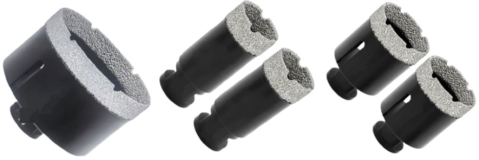 7PCS Diamond Core Drill Bit Set 1-1/8″–6″ Tile Hole Saw Ceramic Granite Marble