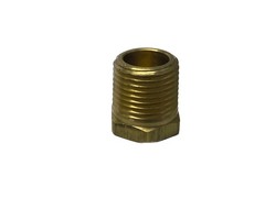 (6) NEW OLD STOCK Parker 1/2” MNPT Brass Hex Head Pipe Plug 218P-8