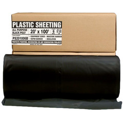 Plastic Sheeting – 10′ X 100′, 6 MIL Heavy Duty Gauge – Clear Vapor and Moisture