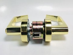 Falcon W301 SRD 605 Commercial Privacy Lock, Polished Brass