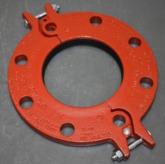 Anvil Gruvlok Flange w/ EPDM Seal 0390201143, 5″ Grooved, Class 150 Ductile Iron