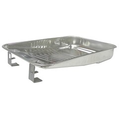 Paint Tray, 2 qt, Galvanized Steel Paint Tray, Used with 9 in Rollers and 96702