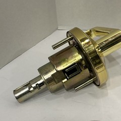 Corbin Russwin Plain Lever Cylindrical Series Polished Brass Door Handle