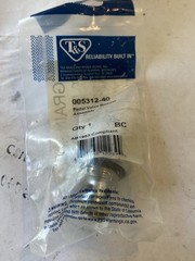 T&S 005312-40 Pedal Valve Bonnet Assembly Chrome Plated Brass 2-5/16″ OAL