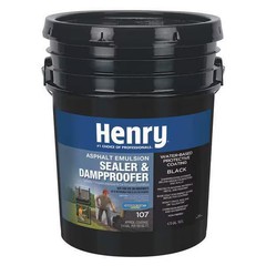Henry Sealer & Dampproofer, 4.75 gal, Black HE107571 Henry HE107571 4.75 gal