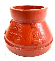 GRUVLOK Style 7072 Concentric Reducer 4″ x 2-1/2″ Grooved End IPS Pipe Fitting