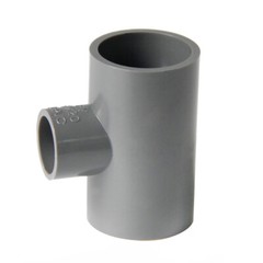 Reducing Tee Connector PVC Water Supply Pipe Fittings Grey 25*20mm – 200*160mm