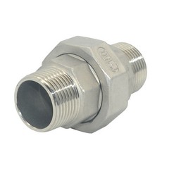 1″ NPT male Straight Union Split Coupling Pipe Fitting stainless steel 304