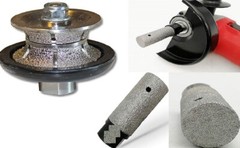 2″ countertop sink grinding drum 1 1/4″ Full Bullnose Router Bit Granite Marble