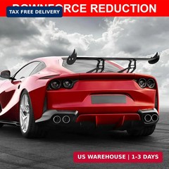 Upgrades Universal Spoiler, 43.3″ Car Spoiler GT Style Trunk Spoiler -Adjustable
