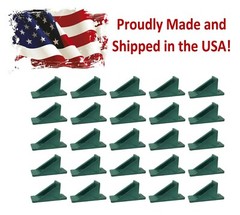 50 Pack Green MINI Roof Guard Snow Sliding Ice Snow Stop Plastic