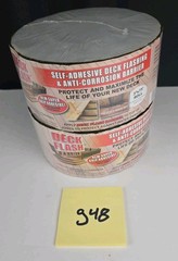 Cofair DFB375 Deck Flash Barrier SelfAdhesive Joist Tape Roll 3″x75′ Black 2pack