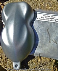 Titanium Silver Pearl Pigment Black Clearcoat Urethane Acrylic Gallon