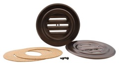 CRL 834DU Duranodic Bronze Aluminum 5-5/16″ No-Draft Speak-Thru
