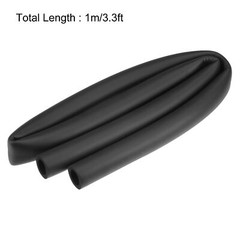 20mm ID 30mm OD Foam Tubing for Handle Grip Support, Pipe Insulation Black