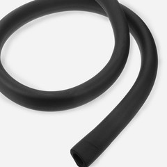 Water Pipe Insulation Tube Rubber Plastic Black Foam Covers Pipe Tubing 180 cm