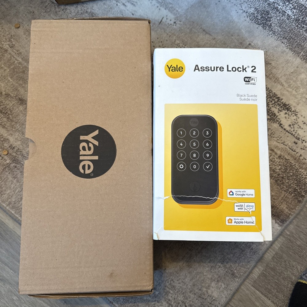 Yale Assure Lock 2 Touch with Wi-Fi and Ridgefield Handle YRD420-F-WF1-RX-619