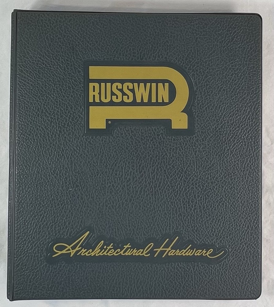 RUSSWIN Architectural Hardware Catalog Number 20 circa 1964