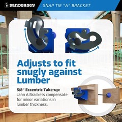 Sandbaggy Jahn A Bracket – Hot Dipped Galvanized – Snap Tie Clamp