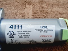 LCN 4111 320G Door Closer Body Only Heavy Duty Commercial Surface Mount Gray