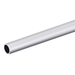 uxcell 6063 Aluminum Round Tube 10mm OD 8mm x x 250mm, Silver Tone