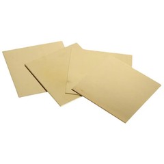 Brass Pad 0.5/0.8/1/2/2/3/4/5/6mm 150x150mm Plate Laser Cutting CNC Frame Model