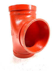 SPF Style ST-1 Straight Tee 4″ Grooved End IPS Pipe Size Fitting