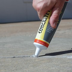 0645 Concrete Repair Patch, Cement Crack Filler, 5.5 Oz Squeeze Tube, Pre-Mixed,