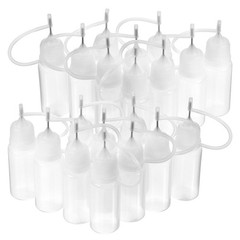 25 Pcs Easy Squeeze Tube Dispenser Applicator Bottles for Liquids