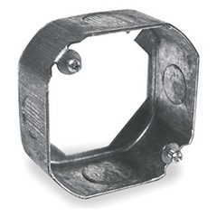 (1 pc) 4″ Round Octagon Box Extension Ring w/ 1/2″ & 3/4″ KO’s ~Raco 130