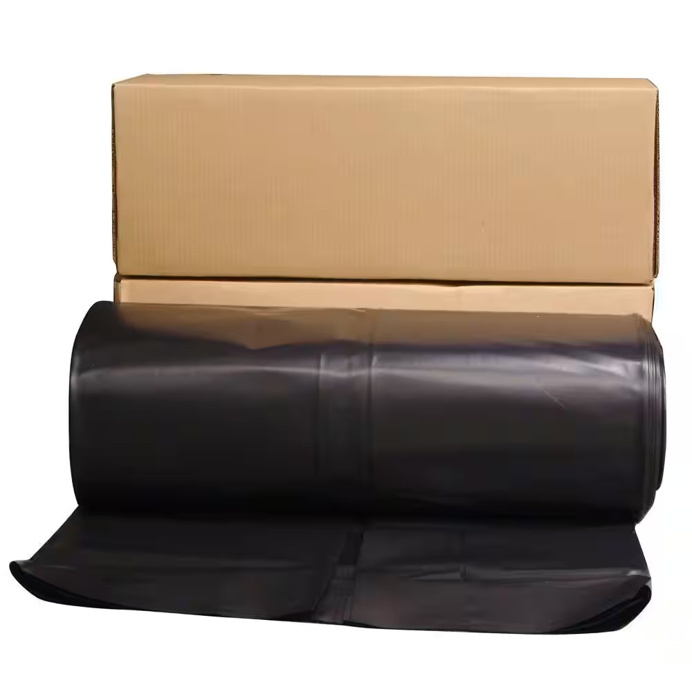 12 ft. x 100 ft. Black 6 mil Plastic Sheeting NEW