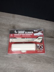Tell Manufacturing DC100081 Residential Door Closer, Ivory