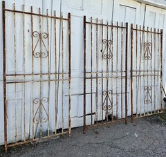 Antique Wrought Iron Fence Panels GA20502